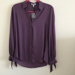 Purple Express Slim Fit Portofino Shirt - Size M